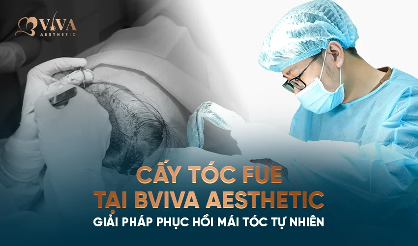 cấy tóc fue tại bviva aesthetic